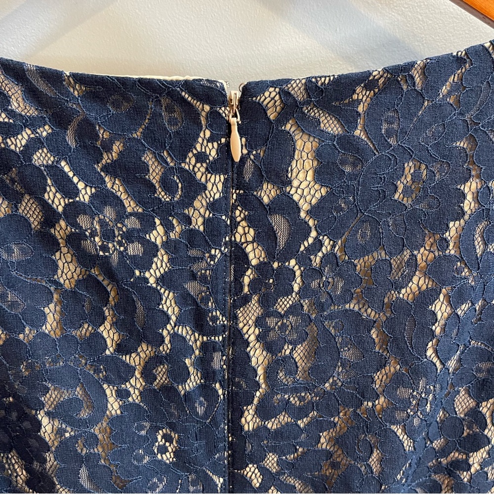 Eliza J Navy Lace Dress - Picture 11 of 16